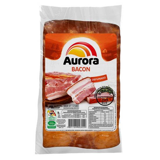 Aurora Bacon defumado especial (unidade: 350 g aprox)