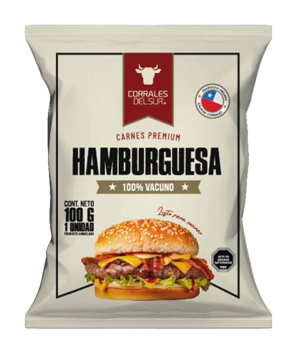 Corrales del Sur · Hamburguesa premium (100 g)