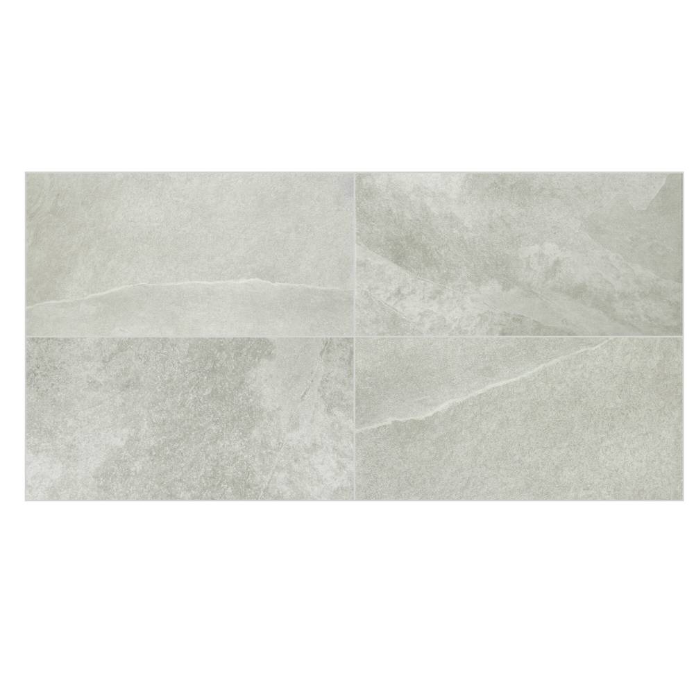 GBI Tile & Stone Inc. Dove Grey 12-in x 24-in Glazed Porcelain Floor and Wall Tile (1.92-sq. ft/ Piece) | 2240496