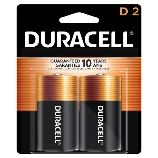 Duracell D2 Alkaline Batteries (2 ct)