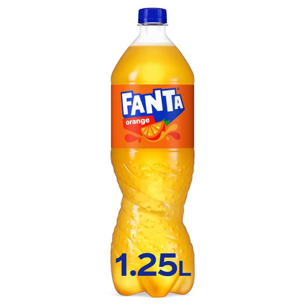 Fanta - Boisson gazeuse, orange (1,25L)