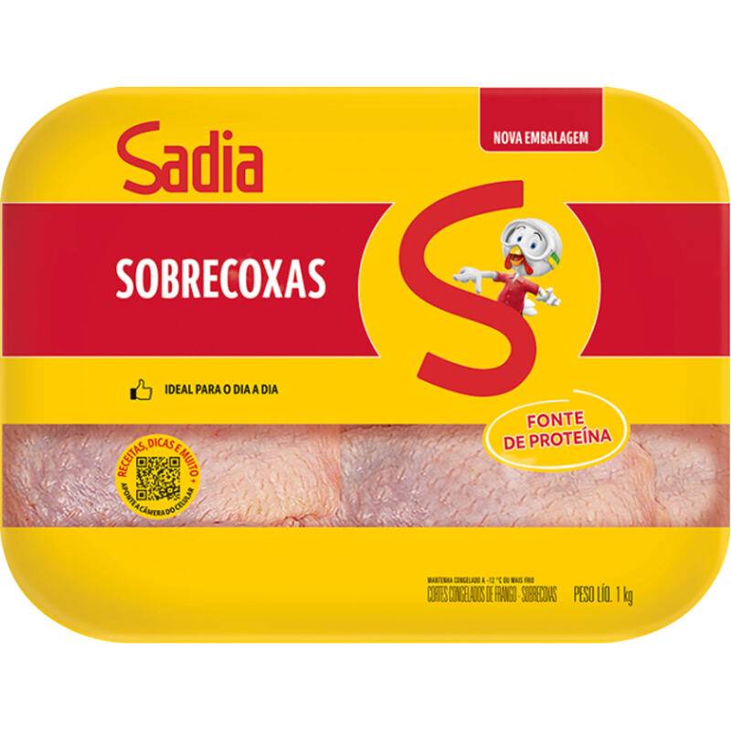 Sadia sobrecoxas de frango congeladas (1 kg)