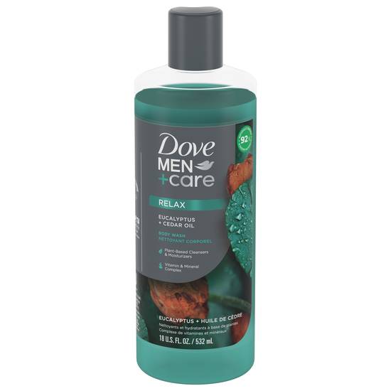 Dove Men+Care Relaxing Eucalyptus Oil + Cedar Body Wash