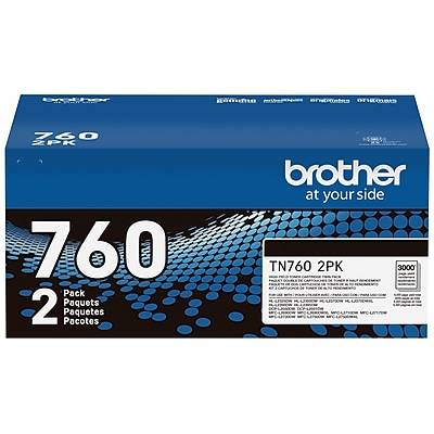 Brother Tn 760 High Yield Toner Cartridge (2 ct) (black)