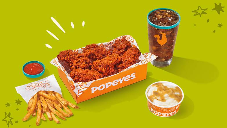 6 Piece Wings LG Combo