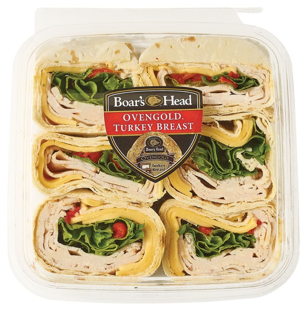 Boar's Head Head Grab n Go Handcrafted Ovengold Turkey Breast Pinwheels