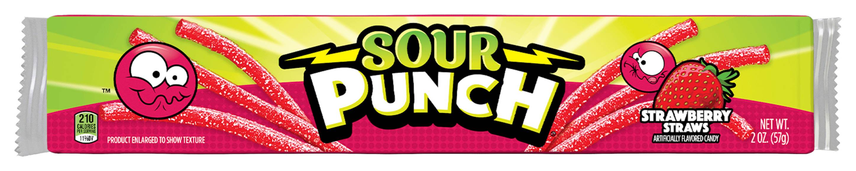 Sour Punch Strawberry Straws Candy (2 oz)