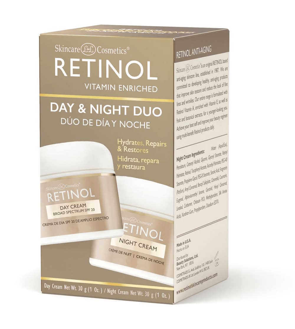 Retinol Day & Night Duo Anti Aging Skin Cream (2 x 1 oz)