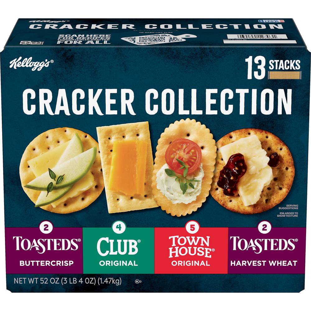 Kellogg's 13 Fresh Stacks Entertainment Crackers Collection (52 oz)