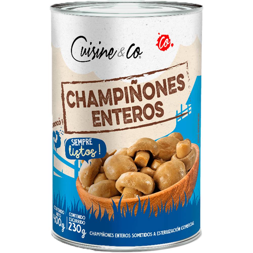 Cuisine & co champiñones enteros drenado (230 g)