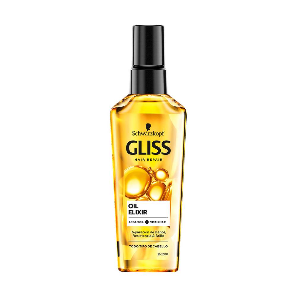 Aceite elixir GLISS diario con aceite de argán spray 75 ml