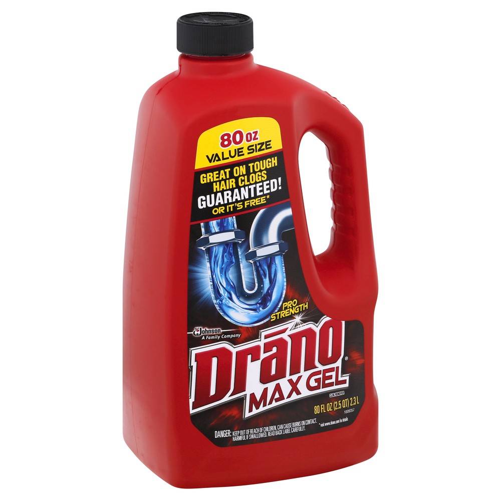 Drano Pro Strength Max Gel Clog Remover (80 fl oz)