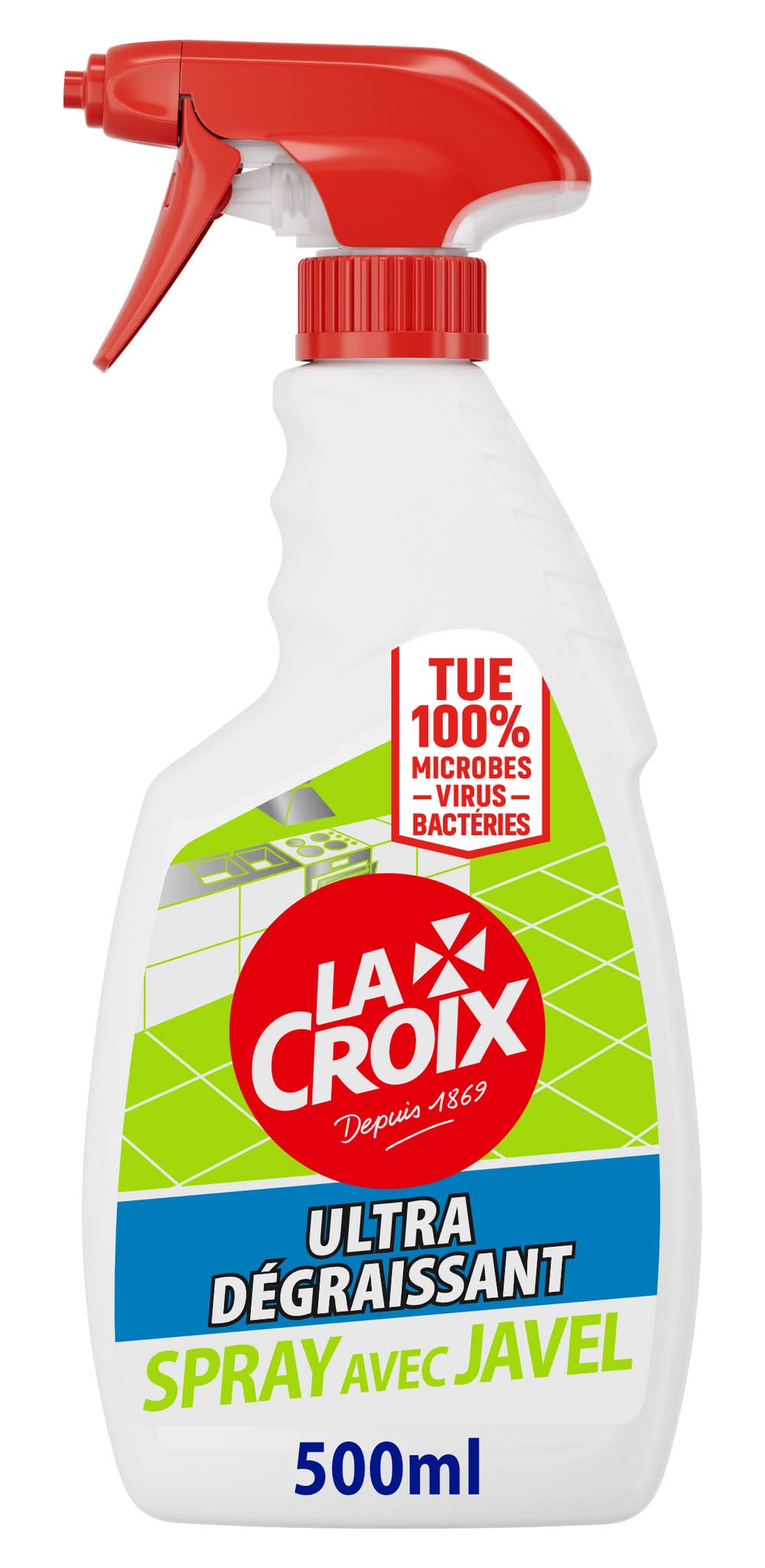 La Croix - Spray avec javel désinfectant ultra dégraissant (500ml)