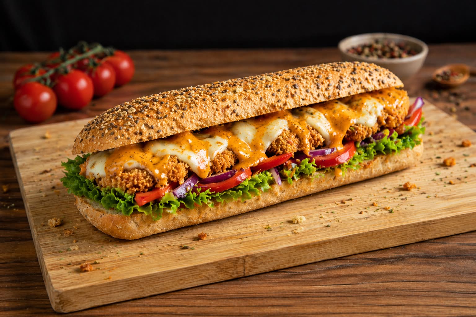 🛕🍗🥪 Sandwich indien