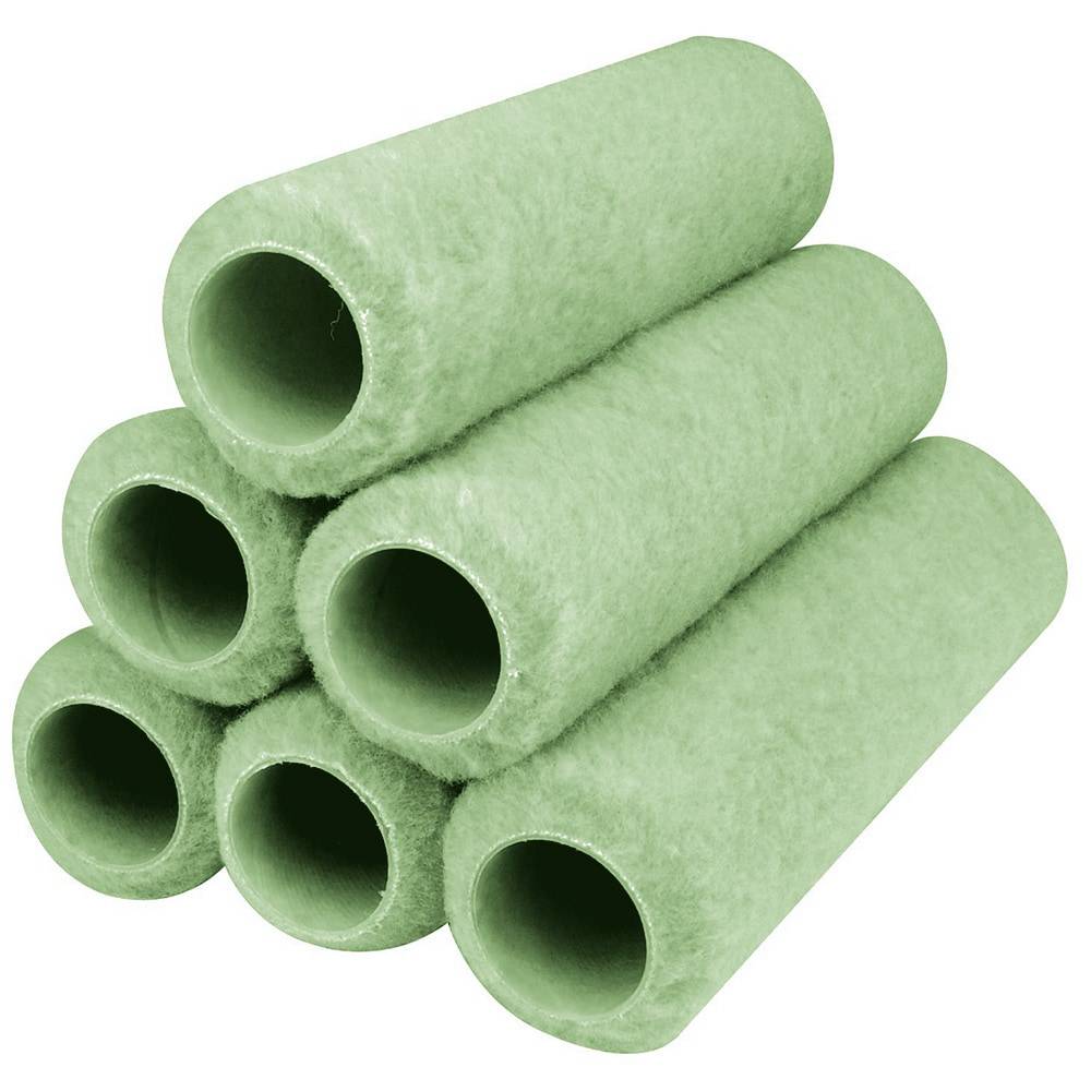 Project Source 6-Pack 9-in x 3/8-in Nap Knit Polyester Paint Roller Cover | 06112