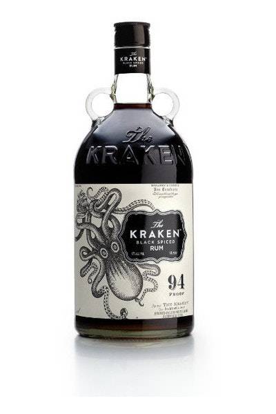 The Kraken Black Spiced Rum 94 Proof 1.75L Bottle