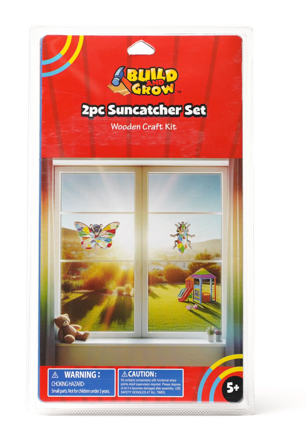 Build and Grow 2pc Summer Suncatcher Set Kid's Project Kit
