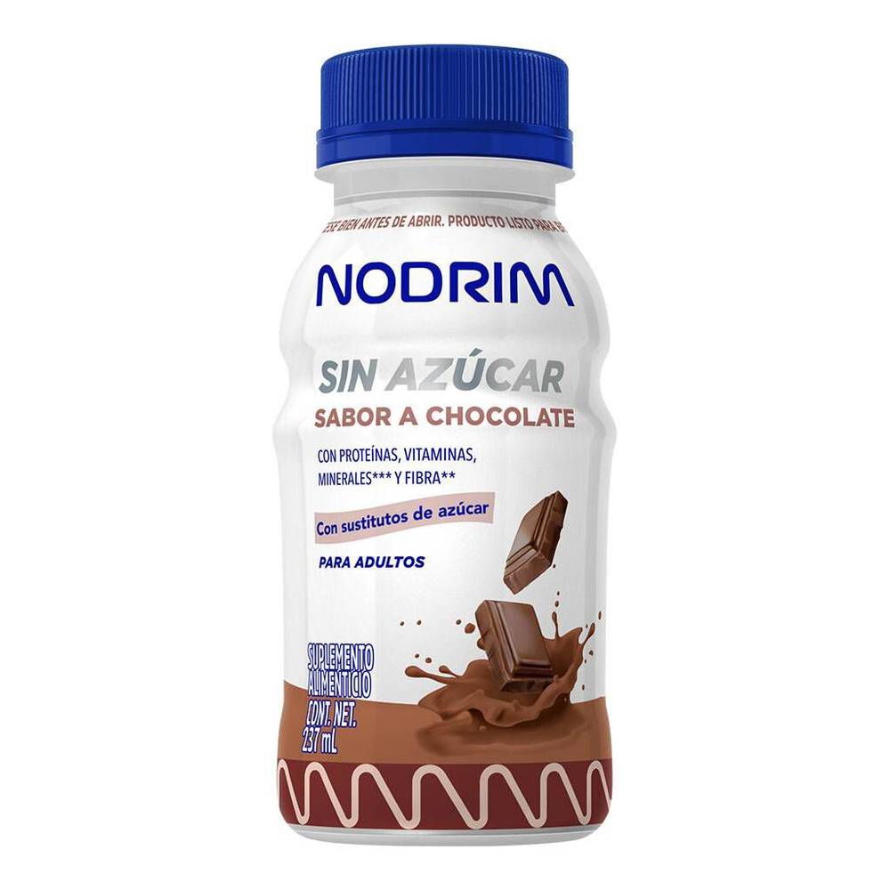 Nodrim suplemento alimenticio sin azúcar (chocolate)