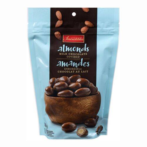 Irresistibles enrobées chocolat au lait (300 g) - milk chocolate coated almonds (300 g)