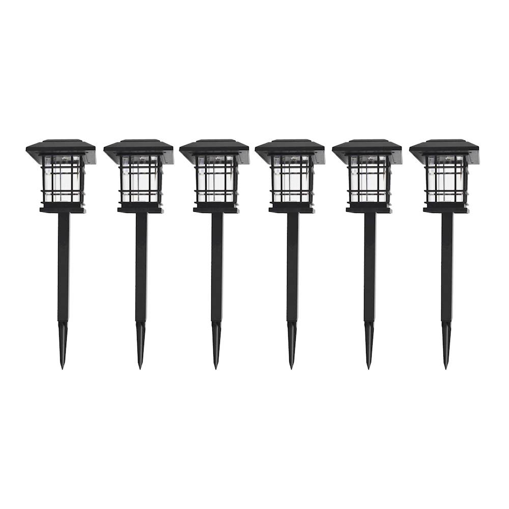 Hampton bay lámparas led para sendero (set 6 piezas)