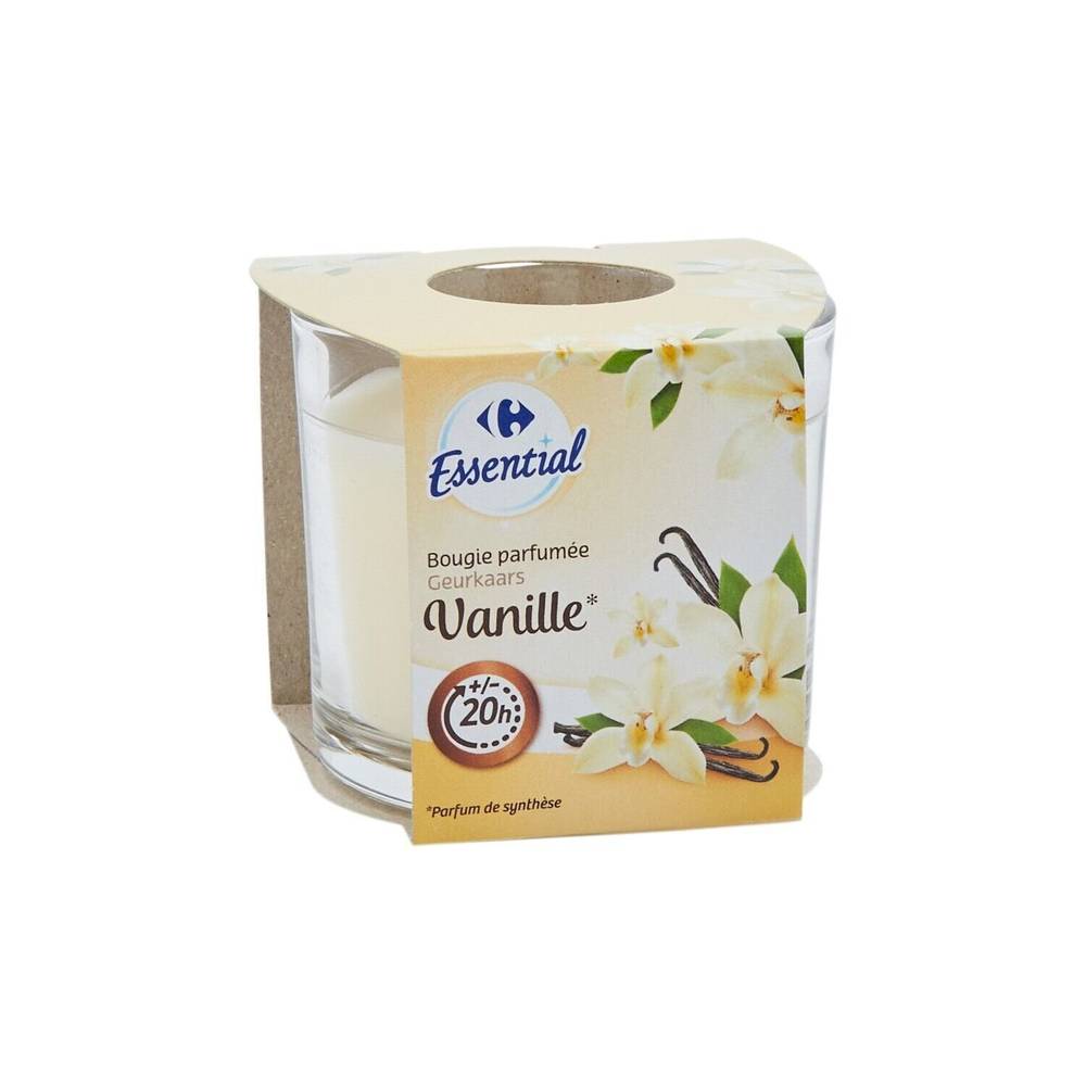 Carrefour essential - Bougie vanille