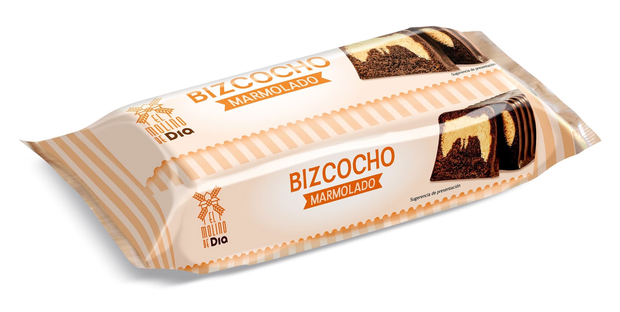 Bizcocho Marmolado El Molino De Dia Bolsa 400 G