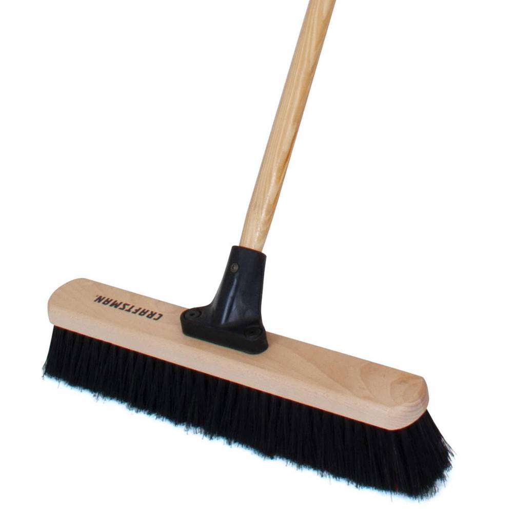 CRAFTSMAN 18-in Poly Fiber Multi-surface All-purpose Push Broom | CMXMLBA5618A