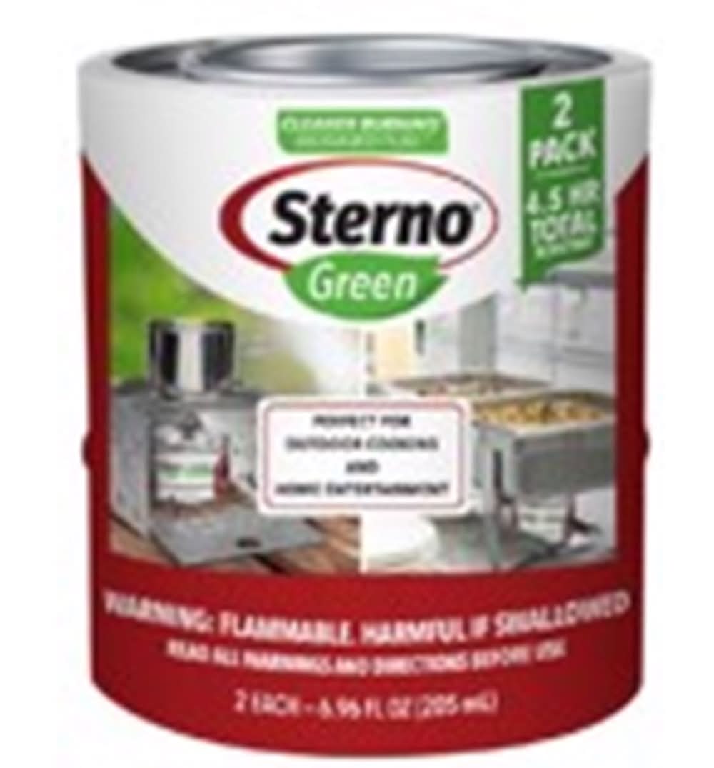 Sterno Green Canned Heat Ethanol Gel 6.1 Oz 2 Pk