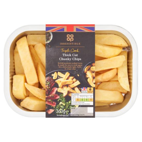 Co-op Triple Cook Thick Cut Chunky Chips (360g)