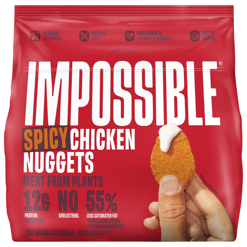 Impossible Meat From Plants Chicken Nuggets, Spicy (13.5 oz)