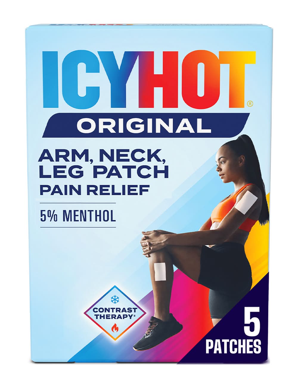 Icy Hot Original Arm Neck & Leg Medicated Pain Relief Patch (2 oz)