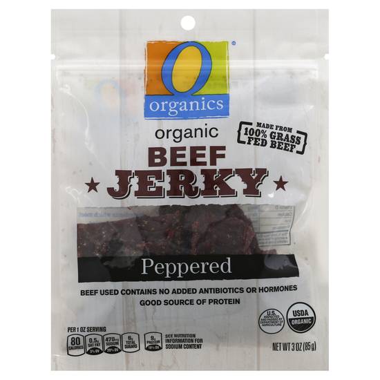 O Organics Beef Jerky Peppered