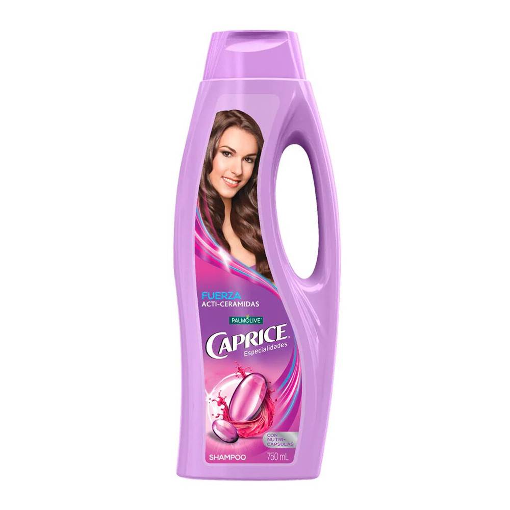 Caprice shampoo fuerza acti-ceramidas (botella 750 ml)