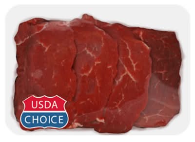 Beef Usda Choice Steak Round Tip Thin - 1 Lb