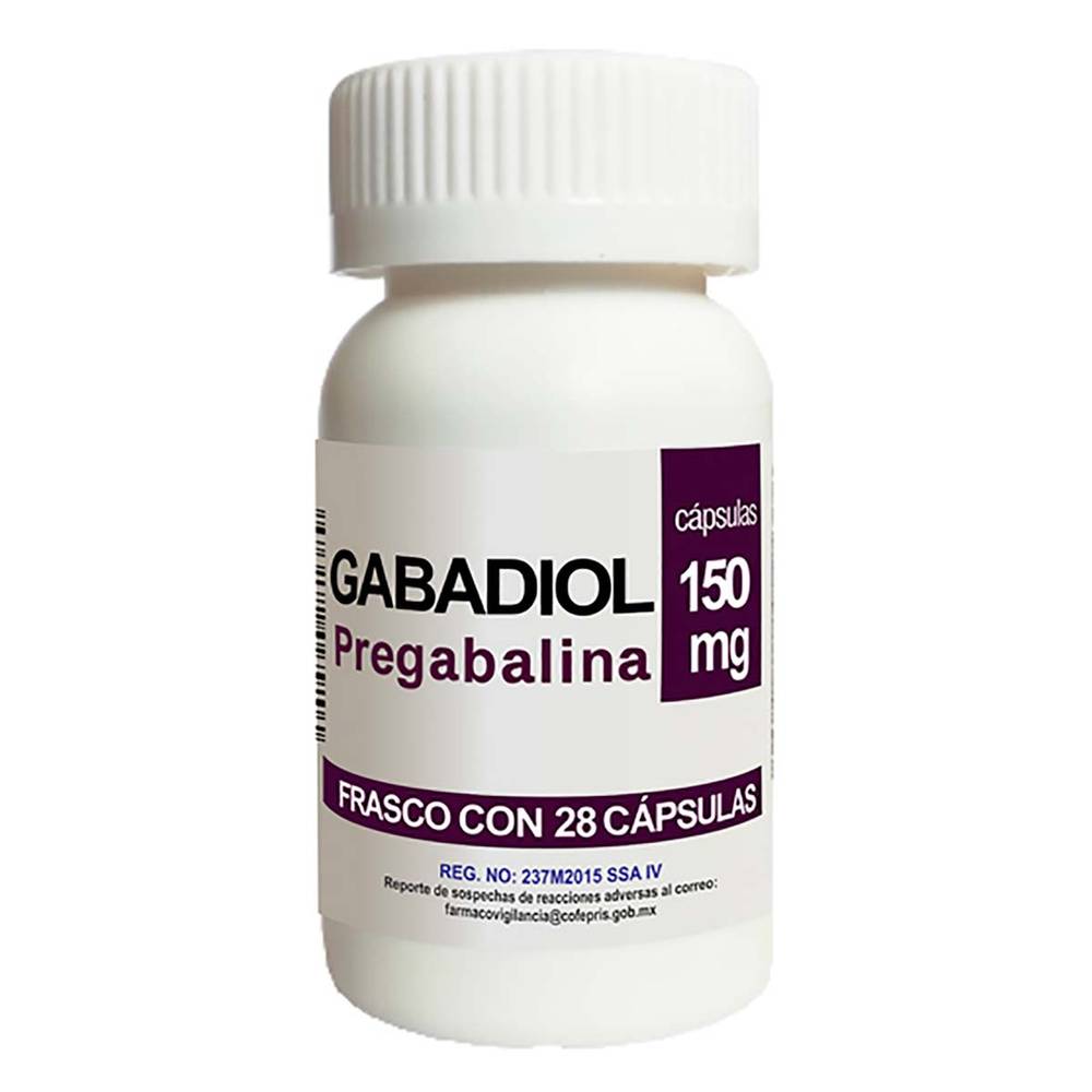 Salud total · Gabadiol pregabalina cápsulas 150 mg (14 g)