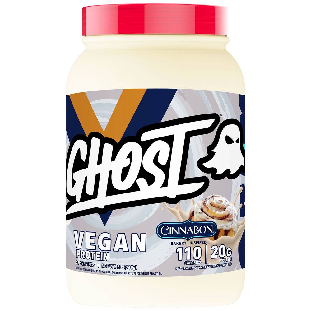Ghost Vegan Protein - Cinnabon Cinnamon Roll(2 Pound Powder)