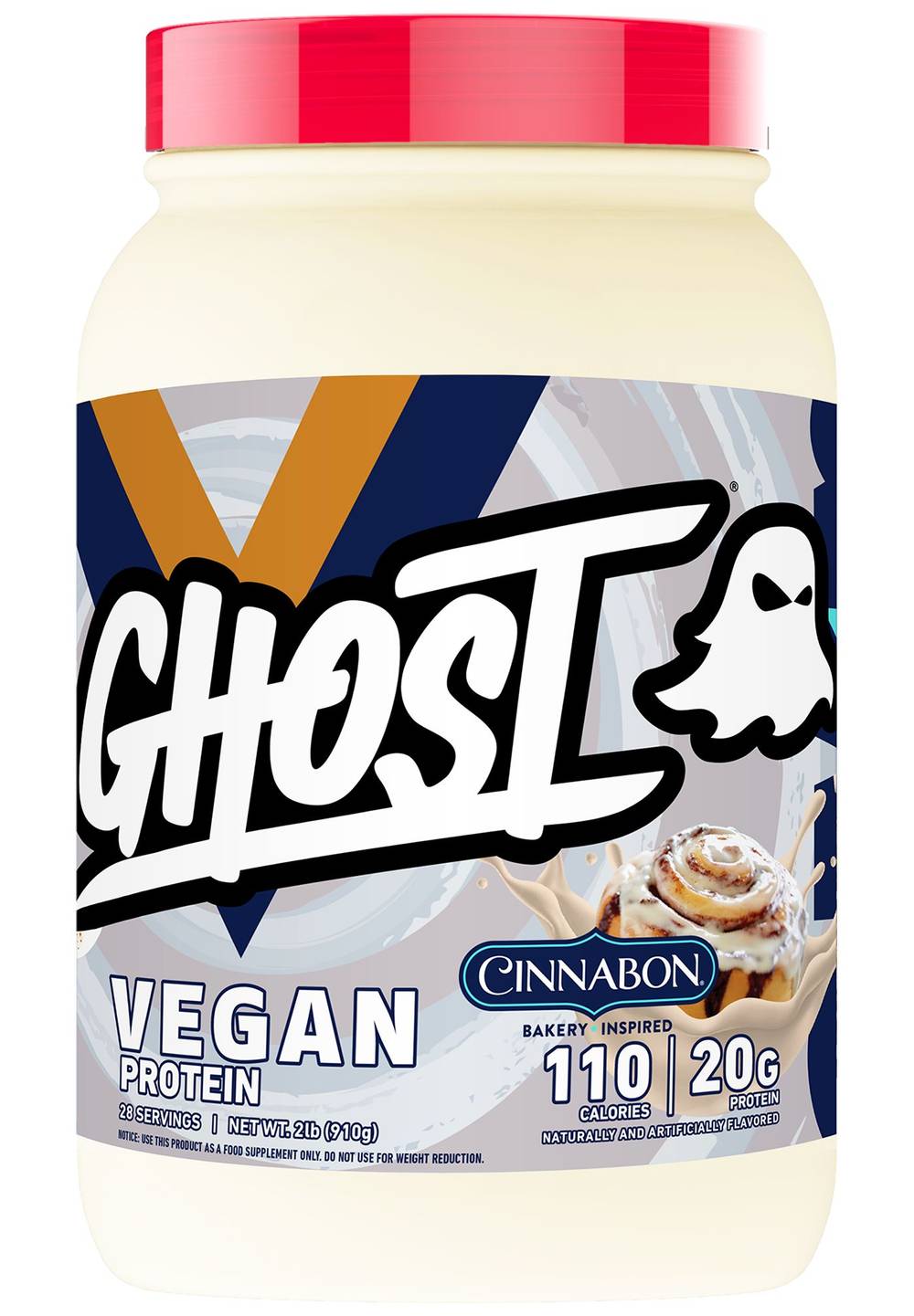 Ghost Vegan Protein, Cinnabon (32 oz)