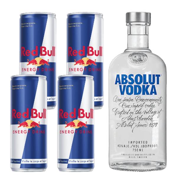 Formule Vodka Poliakov + Red Bull