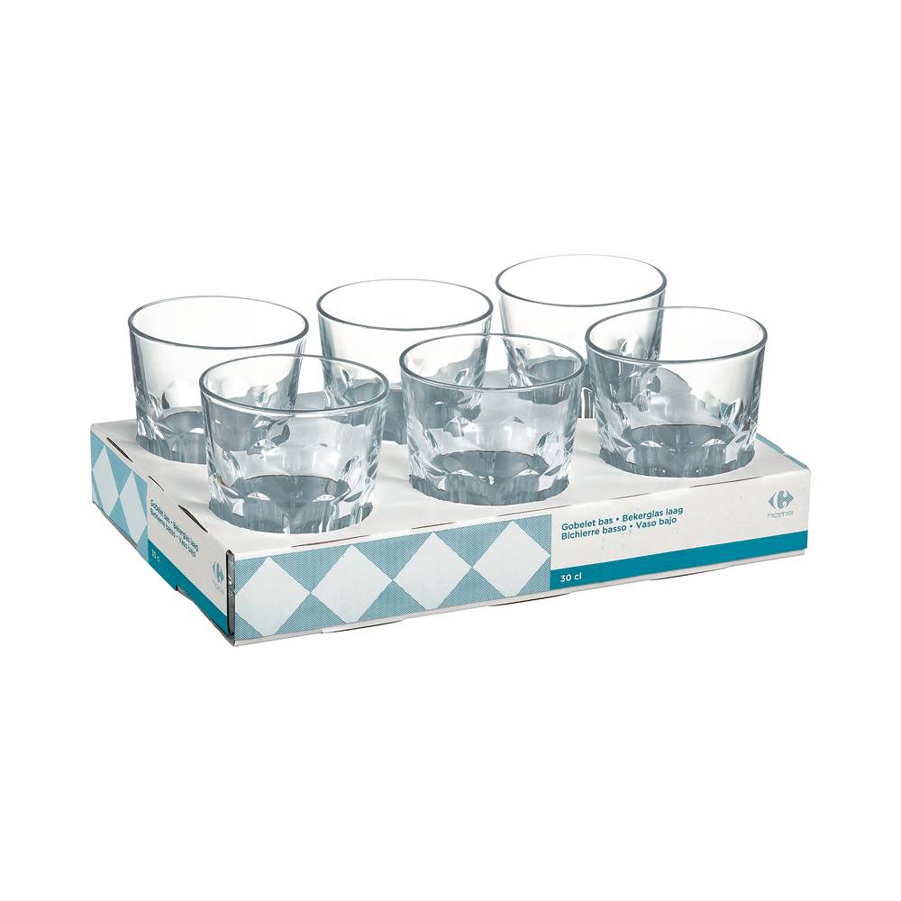 Carrefour Home - Verres transparents 300 ml