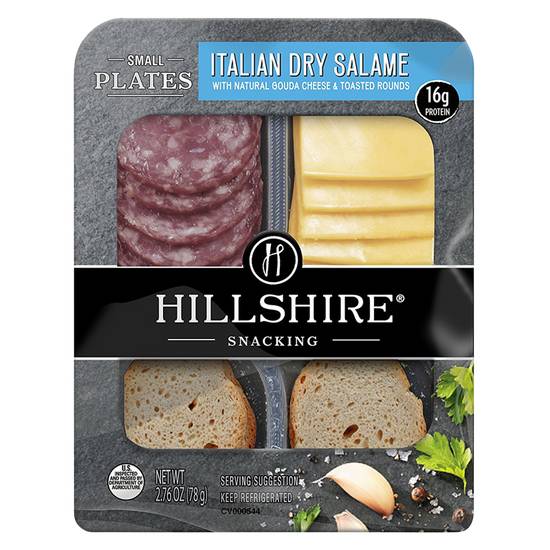 Hillshire Italian Dry Salame & Gouda Cheese with Crackers  2.76oz
