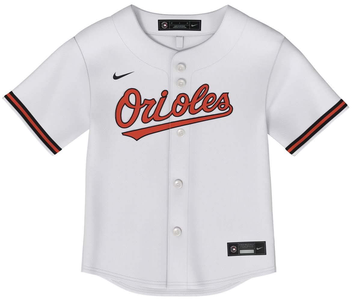 Nike Toddler Baltimore Orioles White Replica Jersey (2T)