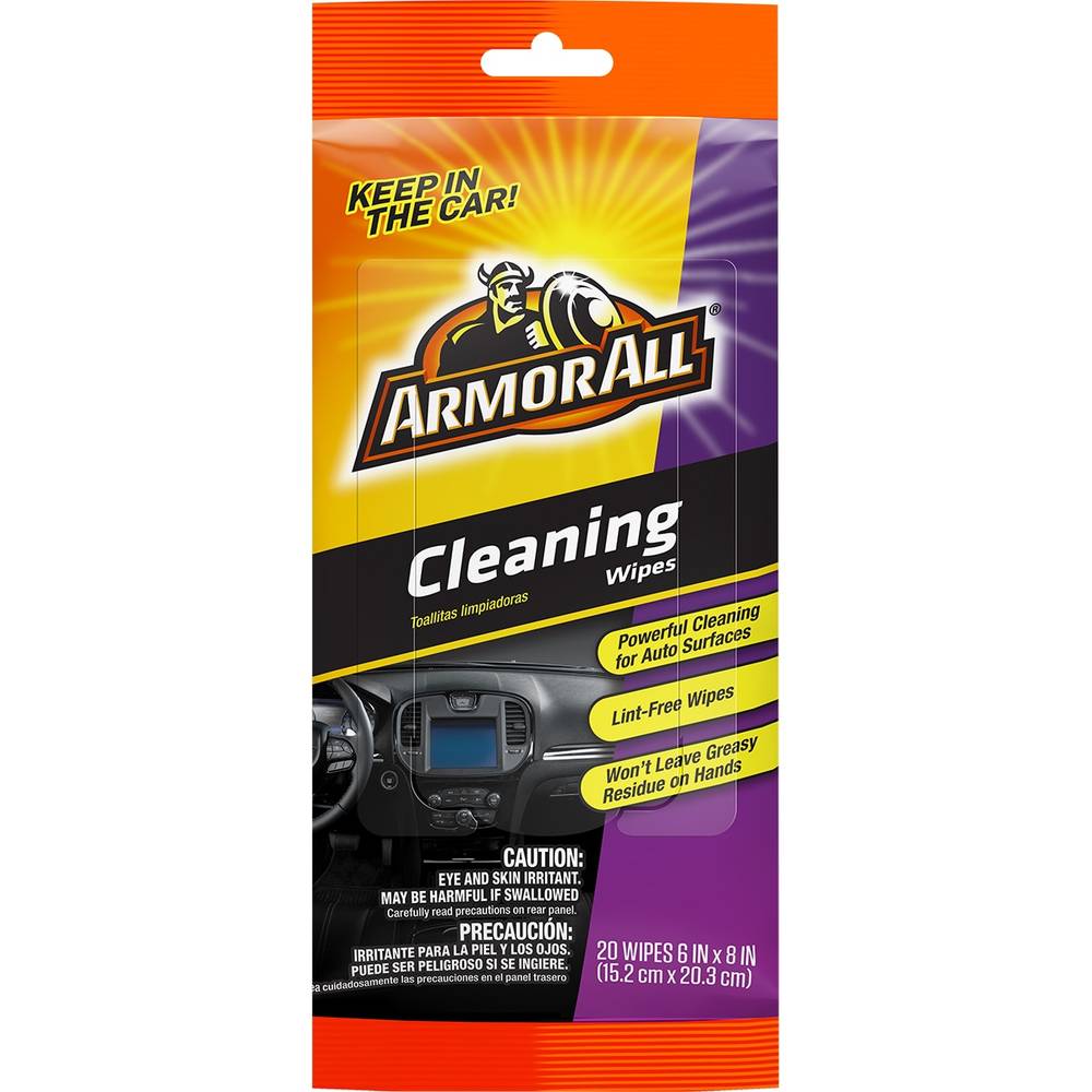 Armor All 20-Count Wipes Car Interior Cleaner | 18242W