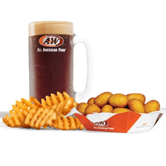 A&W 10pc Corn Dog Nuggets Combo