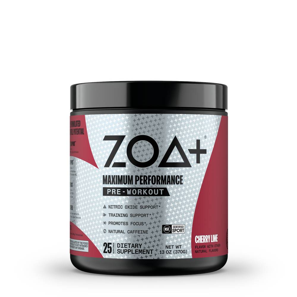 Zoa Pre Workout Powder (13 oz) (cherry lime)