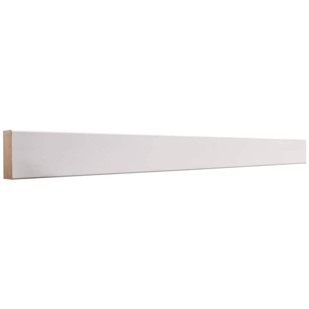 RELIABILT 1-in x 3-in x 12-ft Primed S4S MDF Board | MDFP1X3OU12