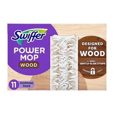 Swiffer Wood Power Mopping Pads Refills For Floor Cleaning (11 ct)