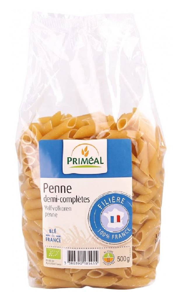 Priméal - Penne demi complètes (500g)