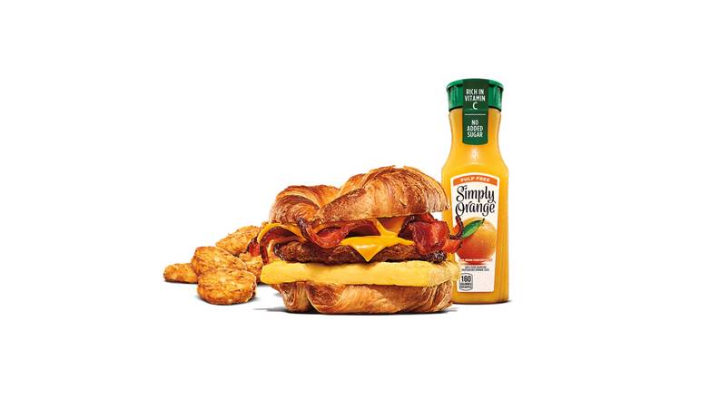 Bacon, Sausage, Egg, & Cheese Croissan'wich Meals