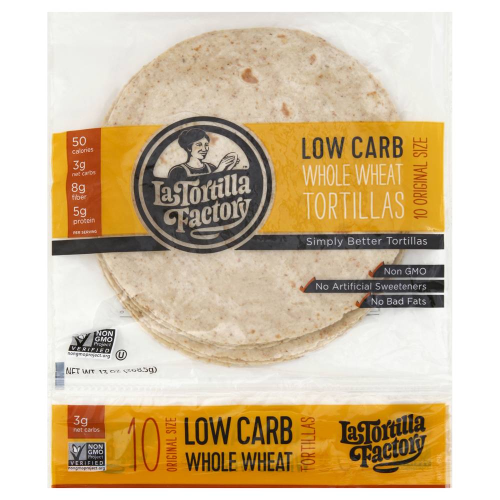 La Tortilla Factory Low Carb Whole Wheat Tortillas (13 oz)