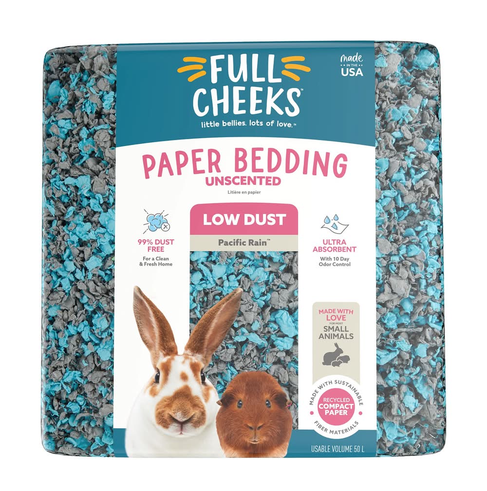 Full Cheeks™ Odor Control Small Pet Paper Bedding - Pacific Rain (Size: 50 L)